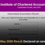ICAI CA Inter May 2026 Result
