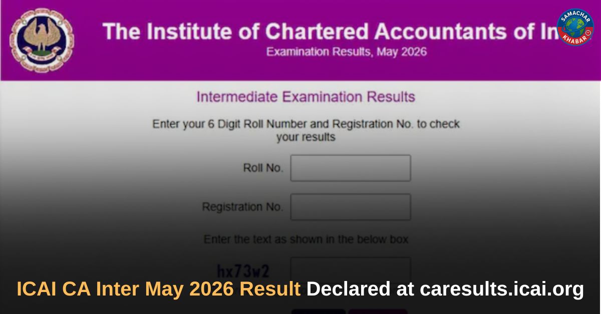 ICAI CA Inter May 2026 Result