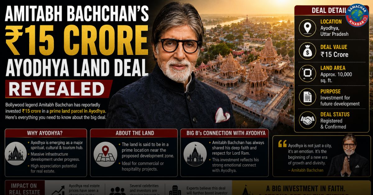 Amitabh Bachchan's ₹15 Crore Ayodhya Land Deal Revealed