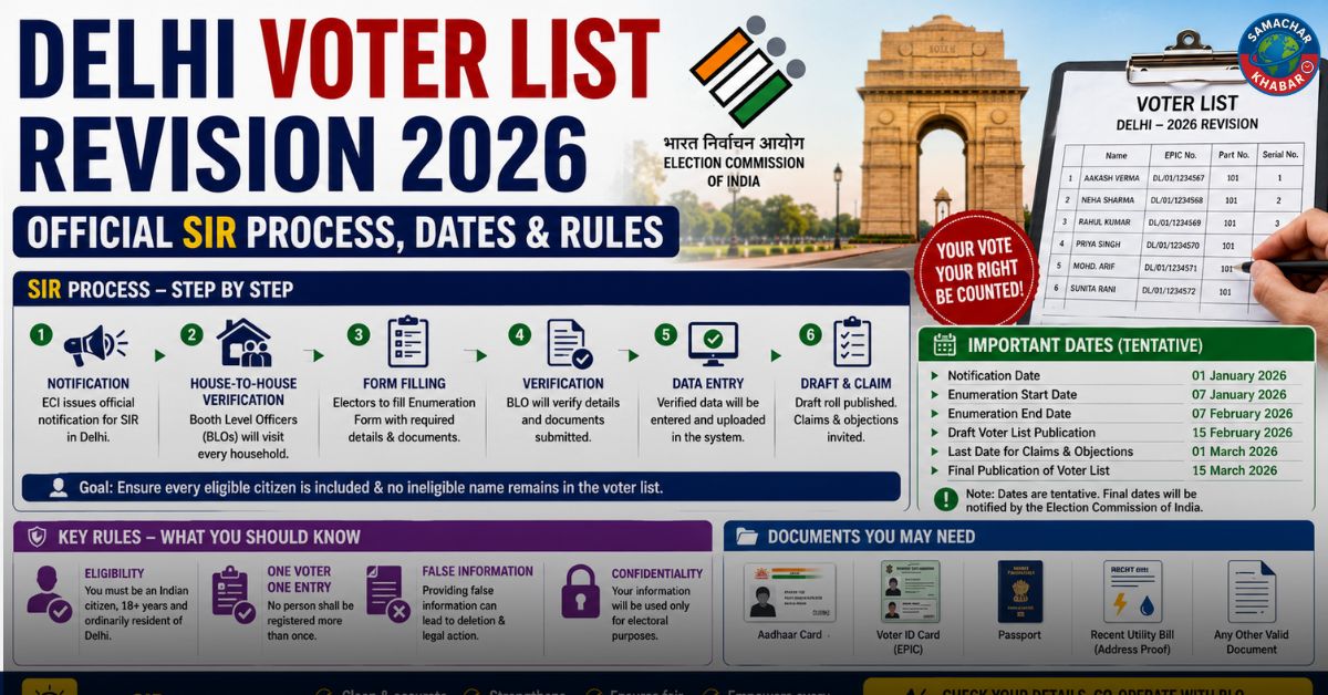 Delhi Voter List Revision 2026