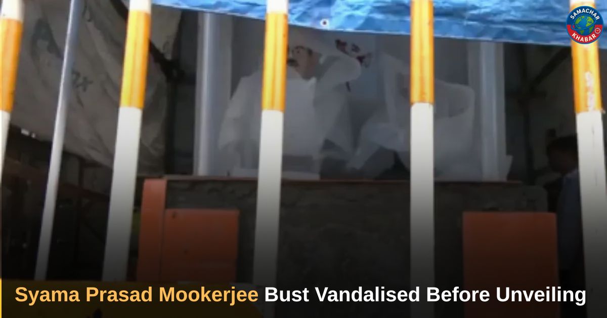 Syama Prasad Mookerjee Bust Vandalised Before Unveiling